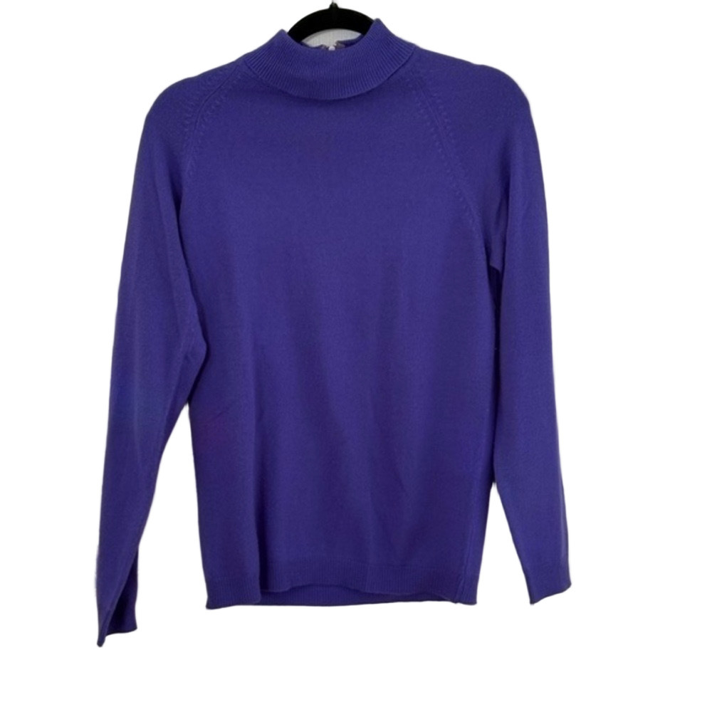 Purple Women's Sweater size L (vintage)